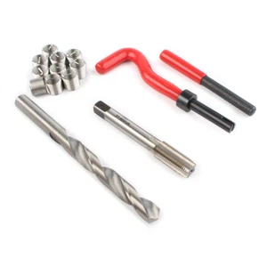 15pc M12 x 1.25 Metric Thread Repair Install Tool Insert Kit Helicoil Coil US - Picture 1 of 7