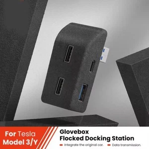 Flocking USB Shunt Hub Powered Splitter for Tesla Model 3/Y Charging Station - Photo 1 sur 10