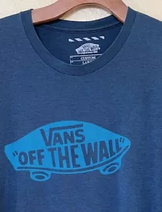T-shirt VANS personalizzata off the wall skateboard uomo teal heather taglia L - Foto 1 di 5