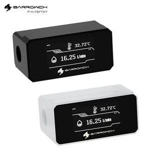 Sistema de enfriador de agua monitor medidor de temperatura flujo de agua pantalla digital OLED - Imagen 1 de 14