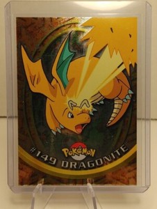 2000 Topps Pokemon TV Animation Edition Silver Foil Dragonite #149