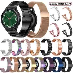 Für Samsung Galaxy Watch 6 5 Pro 4 Classic 43 46 47 44 42 40mm Edelstahl Armband - Bild 1 von 149