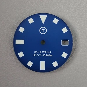TLDB0221 azul BGW9 / Seiko Mod PLGS esfera de fecha NH35 4R35 SKX SRPD 28,5 28,5 mm - Imagen 1 de 1