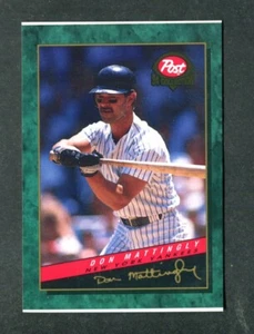 Don Mattingly Yankee Blank Back PROMOTIONAL 1994 Post Cereal PROMO Baseball Card - Picture 1 of 2