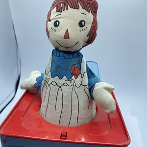vintage Schylling Raggedy Ann & Andy Jack in the Box 1990 - Picture 1 of 7