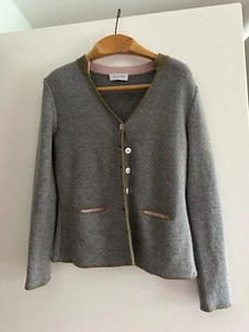 Trachtenjacke Strick Gr XXL grau Wolle/Kaschmir - Bild 1 von 4