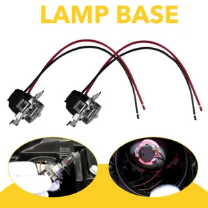 2x H7 Light Headlight Repair Burnt Bulb Holder Connector Plug Wire Socket Pins - Picture 1 of 8
