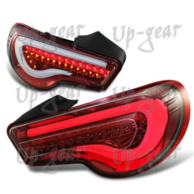 Luces traseras LED DRL lente transparente 2 piezas para Scion FR-S/Subaru BRZ 2013-2020 Foto 1 de 4