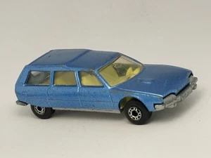 Vintage Matchbox Lesney Superfast Citroen CX Station Wagon No 12 1979 blue Hitch - Picture 1 of 5