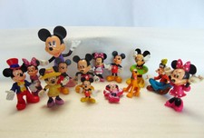 Lot of 13 - Mickey & Minnie Mouse  & Pluto Action Figures