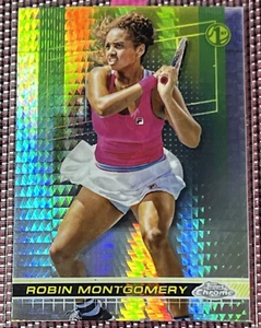 2024 Topps Chrome Prism Refractor Robin Montgomery #154 Rookie RC - Picture 1 of 2