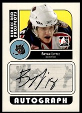 2008-09 In The Game Heroes and Prospects Autographs BRYAN LITTLE Auto
