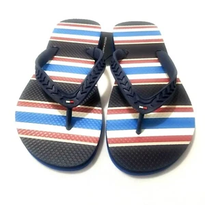 Tommy Hilfiger Women's Sandals Flip Flop Navy Size 9 - Picture 1 of 3