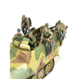 Kit modelo resina 1/16 6 piezas soldados alemanes asalto asaltantes Segunda Guerra Mundial (sin tanque) sin pintar - Imagen 1 de 5