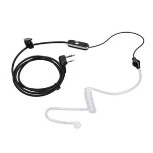 2 Pin Acoustic Tube PTT MIC Earpiece Earphone for Retevis Radios B - Zdjęcie 1 z 3