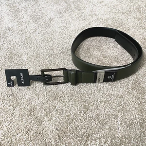 Alfani Men's Dress Belt Alfatech Stretch Olive Green S 30-32 - Picture 1 of 6