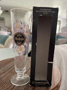Rare! The Warsteiner Art Collection Tulip Glass By Fafi - Picture 1 of 12