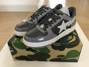 Sneakers autentiche a bathing ape bape bape sta #1 grigie da uomo US 11 bapesta nuove - Foto 1 di 13