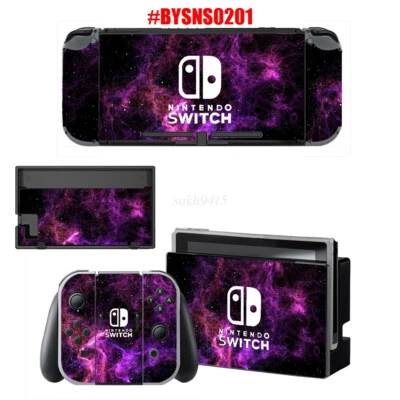 NEW For Nintendo Switch Console & Controller Galaxy Sticker Skin Decal Vinyl AU - image 1 of 4