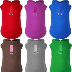 Hundeweste Hundemantel Hundejacke  Fleece Jacke  Kleidung - Bild 1 von 26