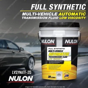 Nulon Full SYN Multi-Vehicle Automatic Transmission Fluid Low Viscosity 20L - Picture 1 of 2