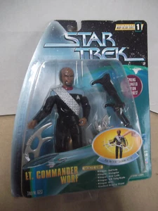 Lt. Cdr Worf Playmates Star Trek Warp Factor Serie 1 1997 BESCHREIBUNG LESEN - Bild 1 von 7