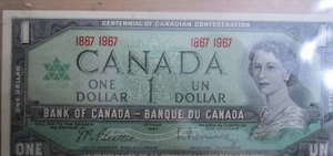 CANADA CENTENNIAL DOLLAR BILL MINT CONDITION - Picture 1 of 4