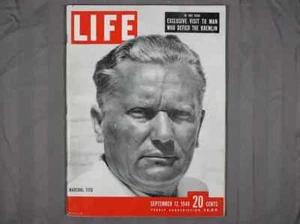 Life Magazine Sept 12, 1949 Marshal Tito - Picture 1 of 10