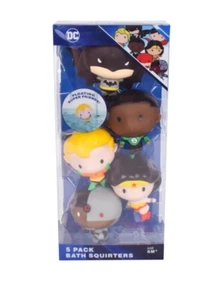 Batman Bathtub Squirt Juguete Flotante Cyborg Linterna Verde Aqua Man Segunda Guerra Mundial 5 Figuras - Imagen 1 de 4