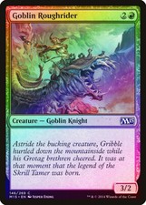 Goblin Roughrider FOIL Magic 2015 / M15 NM Red Common MAGIC MTG CARD ABUGames