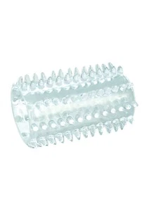 Guaina fallica indossabile per pene maschile trasparente stimolante per coppia - Foto 1 di 3