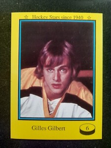 1992 Sport-Flash #6 Gilles Gilbert Hockey Card Boston Bruins