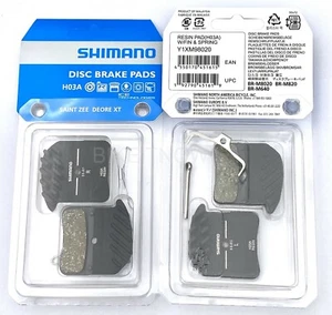 2 Pair Shimano H03A SAINT M820 ZEE DeoreXT M8020 Resin Pads Ice Tech Y1XM98020 - Picture 1 of 10