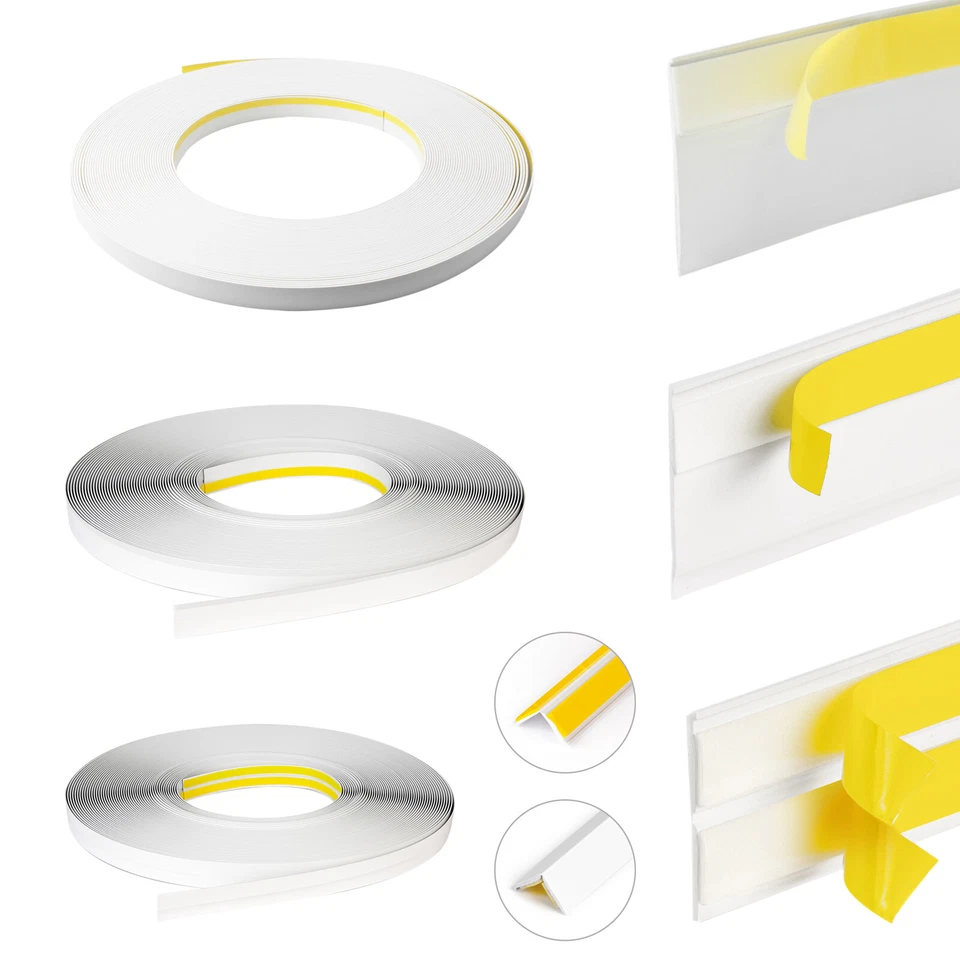 Abdeckleiste Fensterleiste 30 - 70mm Flachleiste 5m - 150m Kunststoff Leiste - Bild 1 von 4