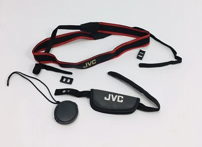 JVC GR-AXM230u VHS-C Camcorder Video Camera Lens Cap Cover Hand And Neck Strap - Image 1 of 4