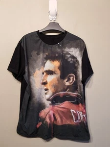 Eric Cantona Manchester United Retro Big Print TShirt Large Painting Graphic Tee - Bild 1 von 7