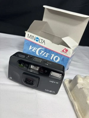 Minolta Vectis 10 35MM Camera Boxed Vintage Retro Photography- Preowned * Tested - Image 1 of 4