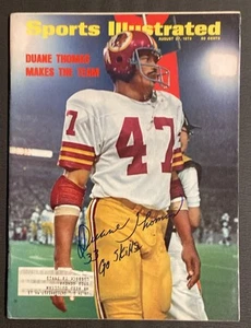 Duane Thomas firmato 27 agosto 1973 NFL Football SI Sports Illustrated Magazine - Foto 1 di 6