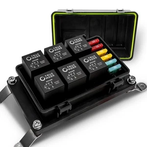 True Mods 12V DC Auto Waterproof Fuse 5-Pin Relay Box Block Kit [6 Bosch Styl... - Picture 1 of 8