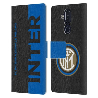 INTER MILAN GRAPHICS LEATHER BOOK WALLET CASE COVER FOR MICROSOFT NOKIA PHONES - Image 1 of 4
