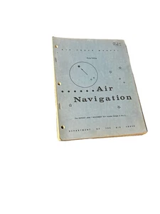 Air Navigation AFM Manual 51-40 Volume III Dept of The Air Force 1959 Flying Vtg - Picture 1 of 12