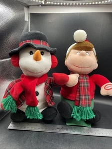 AVON KIDS 1998 SING A LO LARGO DE SNOW PALS niño de peluche y muñeco de nieve probado - Imagen 1 de 7