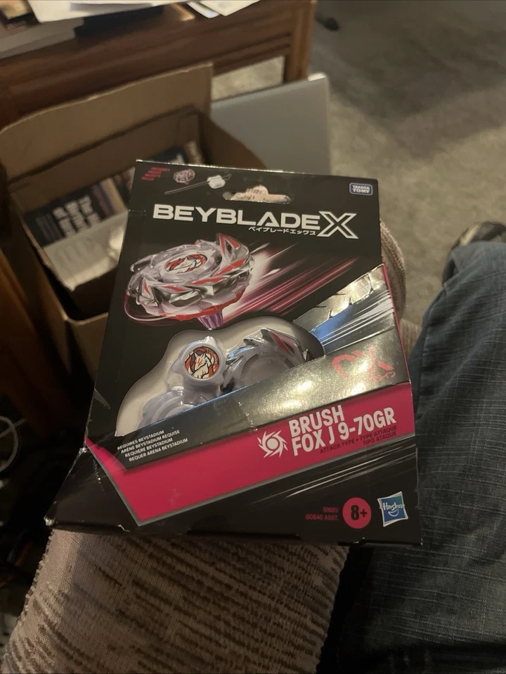 Cepillo Fox Jaggy 9-70GR CX-06 Hasbro Takara Tomy Beyblade X Premio Bey Nuevo Foto 1 de 2