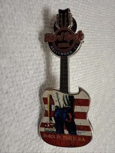 Hard Rock Cafe pin Hollywood Limited Edition Bruce Born In USA - Picture 1 of 3