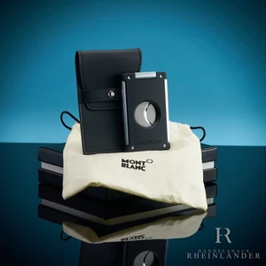 Montblanc Cigar Accessories Doble Hoja Cortador Cuero Bolsa ID 119296 EMBALAJE ORIGINAL - Imagen 1 de 7