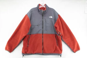 The North Face Jacket Men's XL Orange Denali Polartec Fleece Softshell Coat - Picture 1 of 11