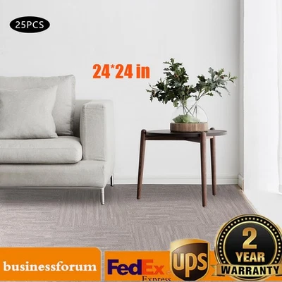 25 PIEZAS Azulejos de espuma impresos gruesos Azulejos de ejercicio Alfombra Azulejos de madera Grano Azulejos para pisos Foto 1 de 4