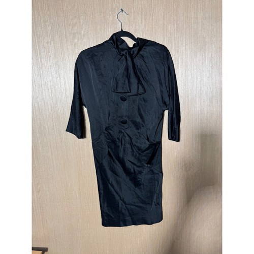 Abito Balenciaga vintage raro collo alto fiocco manica 3 4 made in Italy