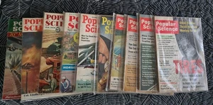 LOT of TEN (10) POPULAR SCIENCE MAGAZINES vintage, in vinyl, in nice-cond - Picture 1 of 16