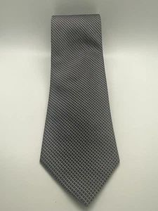 Brooks Brothers Krawatte 100 % Seide schwarz silber kariert hergestellt in den USA klassisch neu mit Etikett - Bild 1 von 7